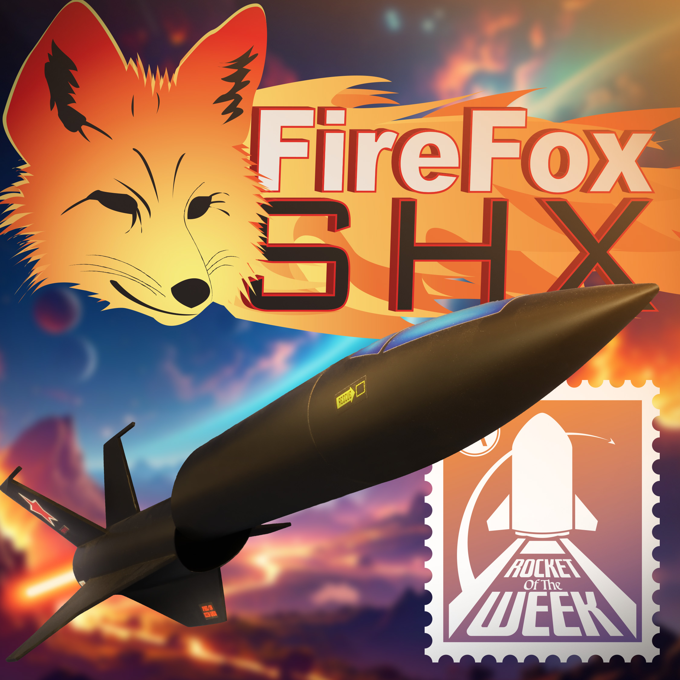 Rocket of the Week Fire Fox Photo