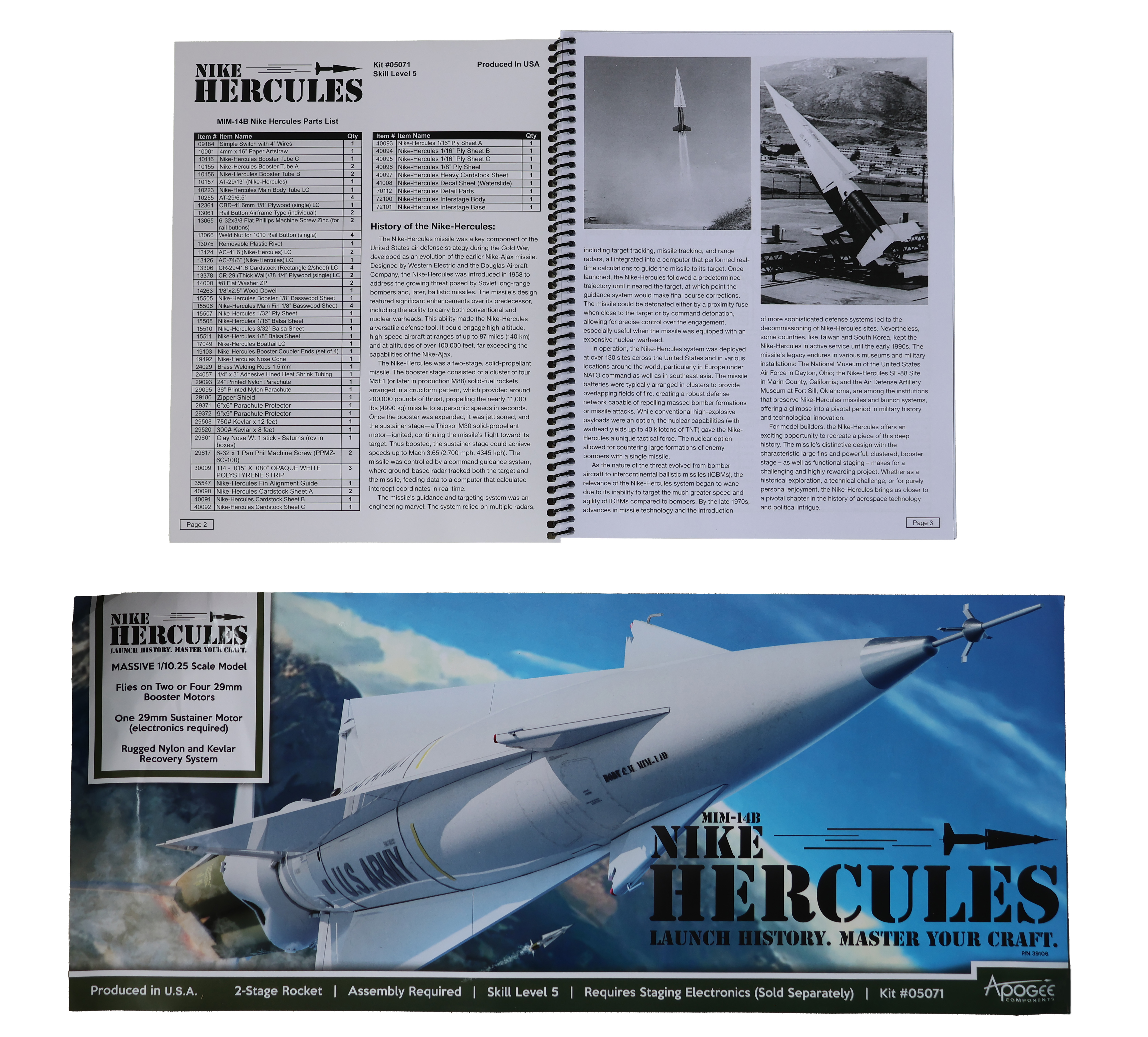 Nike Hercules Instruction Pages and Facecard