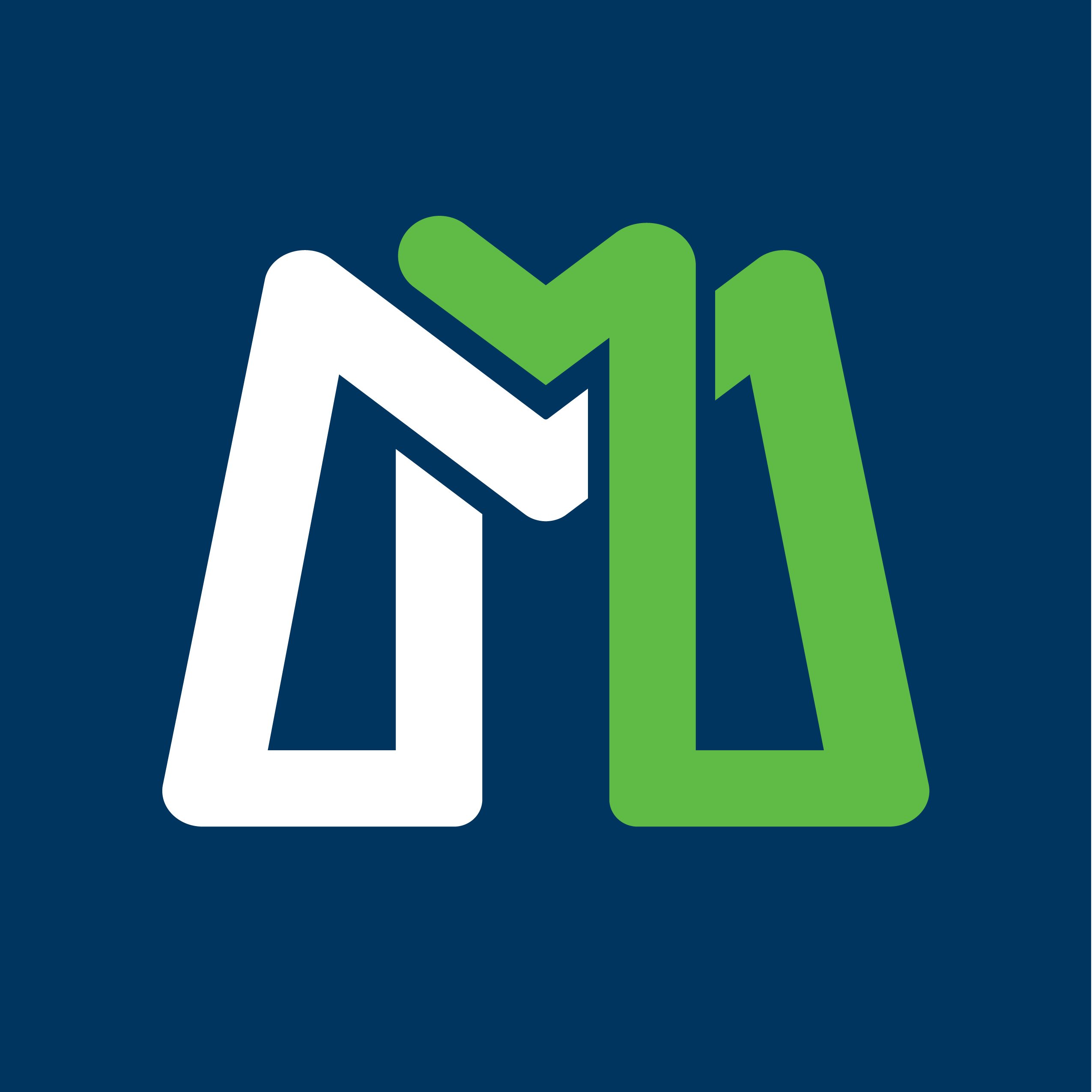 Mobility Hub Logo Blue Bkgnd